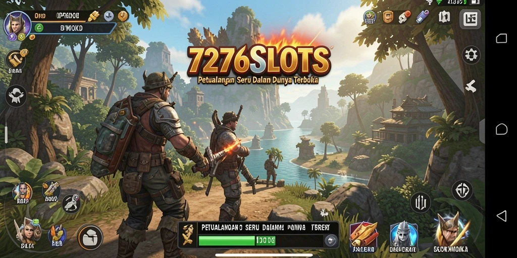 Tampilan utama <strong>7276SLOTS</strong> menampilkan dunia terbuka yang luas dan interaktif.