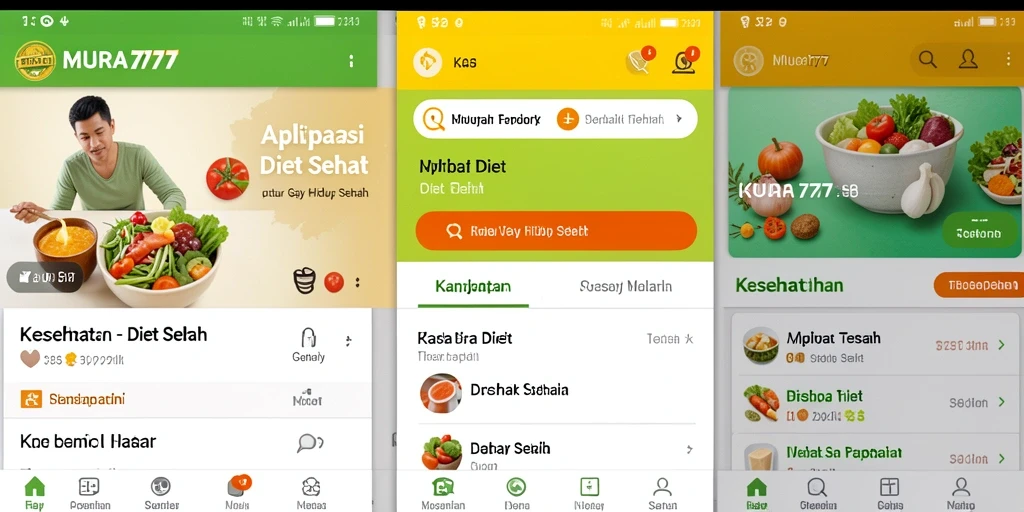 Tampilan antarmuka MUARA777 yang intuitif untuk diet sehat.